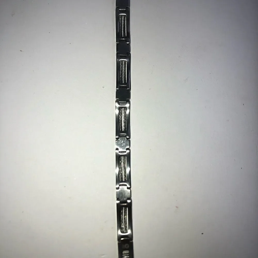 Men’s Stainless Steel & 14k Bracelet